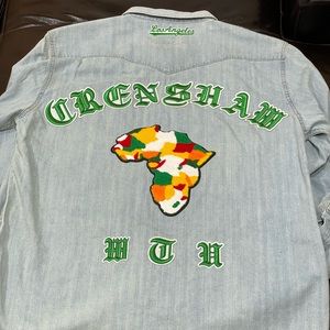2X denim custom Crenshaw WTU shirt